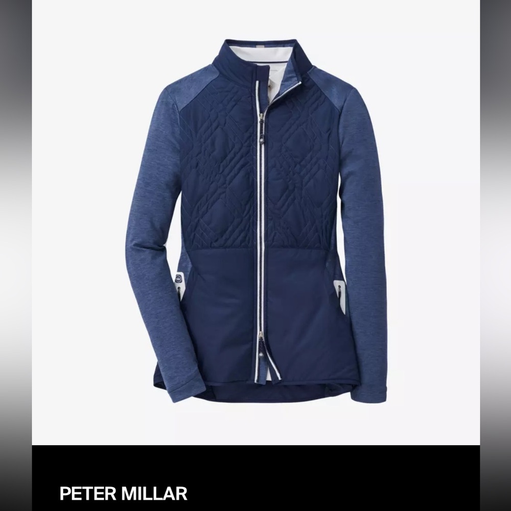 Peter Millar Madeline Hybrid Full Zip Golf Jacket